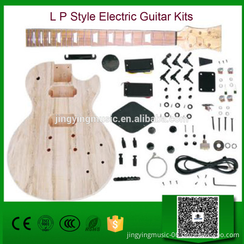 Carved Mahogany With Spalted Maple Top Electric guitar kit
